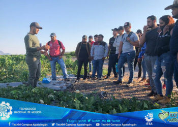 Estudiantes de  Ing. en Innovación Agrícola Sustentable e Ing. en Gestión Empresarial del Tecnológico Nacional de México, campus Apatzingán, asistieron a la empresa «Frutas 8A»