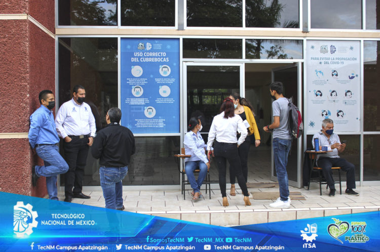 Se realizó la aplicación de examen de admisión en el TecNM campus Apatzingán, en su primer etapa.