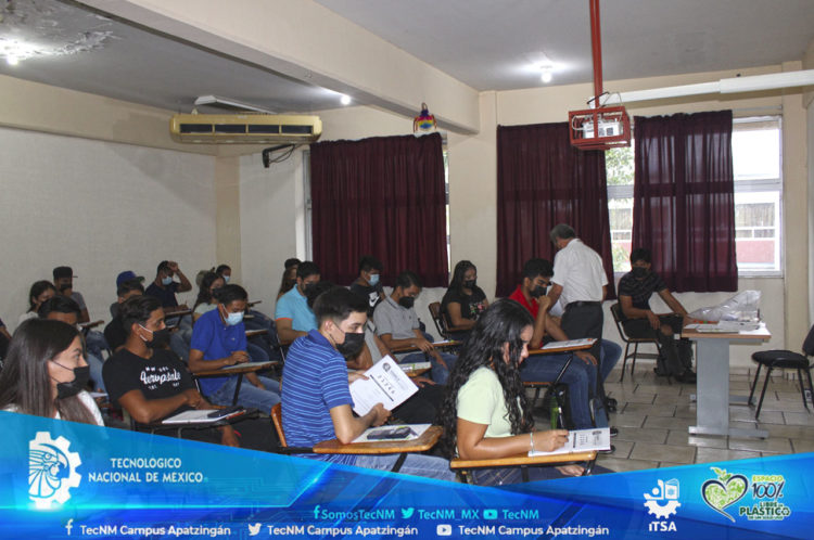 Se realizó la aplicación de examen de admisión en el TecNM campus Apatzingán, en su primer etapa.