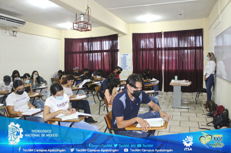 Se realizó la aplicación de examen de admisión en el TecNM campus Apatzingán, en su primer etapa.